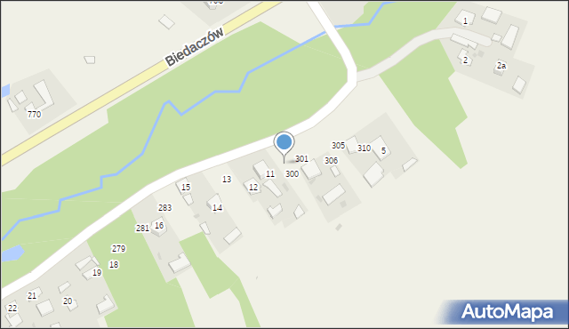 Gwizdów, Gwizdów, 299, mapa Gwizdów