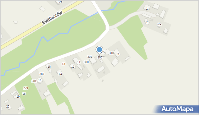 Gwizdów, Gwizdów, 306, mapa Gwizdów