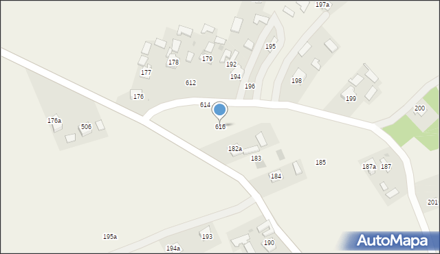 Gwizdów, Gwizdów, 616, mapa Gwizdów
