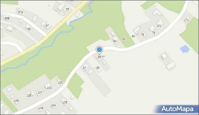 Gwizdów, Gwizdów, 93, mapa Gwizdów
