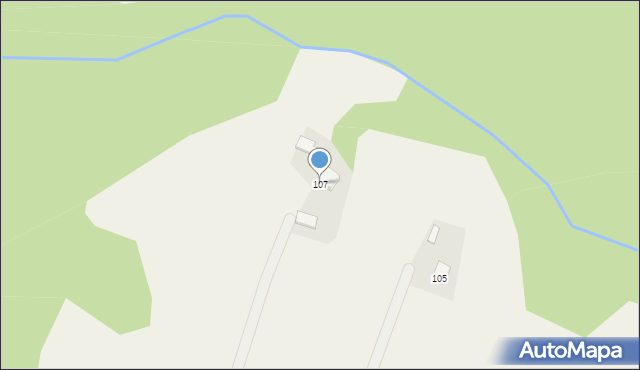 Gwiździny, Gwiździny, 107, mapa Gwiździny
