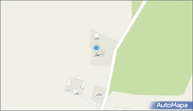 Gwiździny, Gwiździny, 108e, mapa Gwiździny