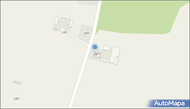 Gwiździny, Gwiździny, 109, mapa Gwiździny