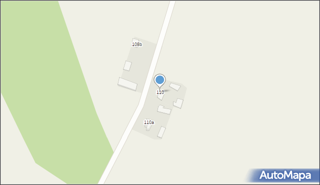 Gwiździny, Gwiździny, 110, mapa Gwiździny