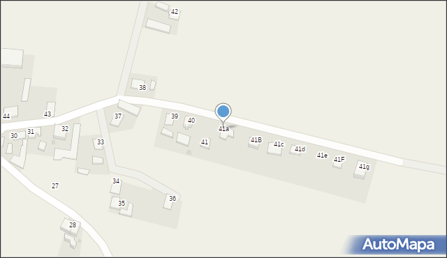 Gwiździny, Gwiździny, 41a, mapa Gwiździny