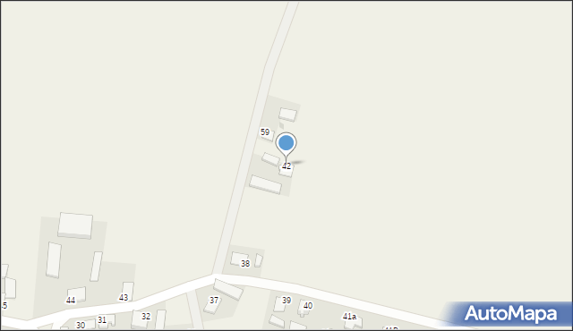 Gwiździny, Gwiździny, 42, mapa Gwiździny