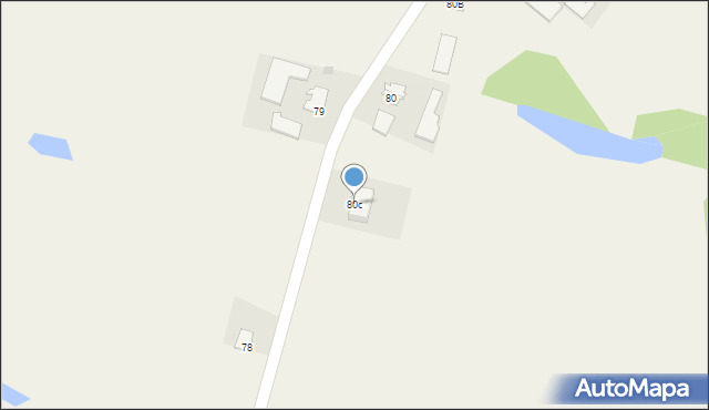 Gwiździny, Gwiździny, 80c, mapa Gwiździny