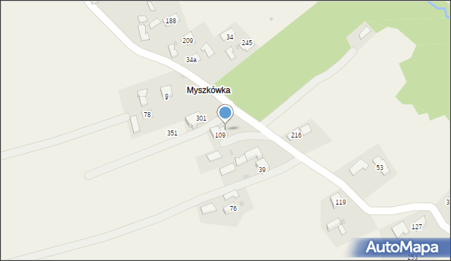 Gwoździec, Gwoździec, 169a, mapa Gwoździec