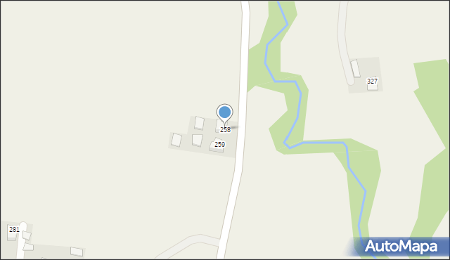Gwoździec, Gwoździec, 258, mapa Gwoździec
