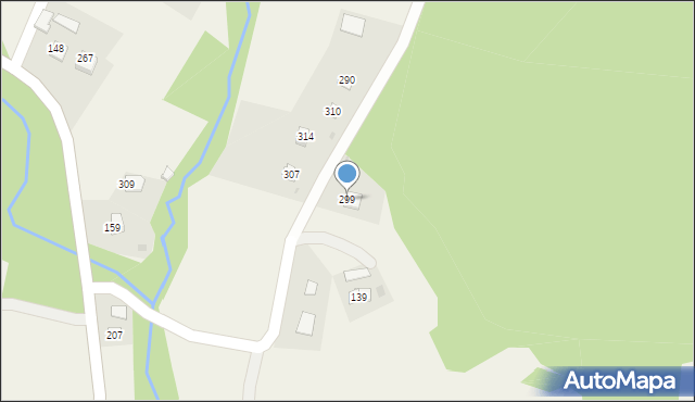 Gwoździec, Gwoździec, 299, mapa Gwoździec