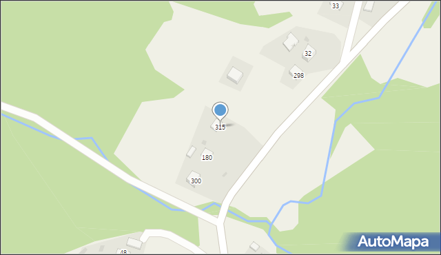 Gwoździec, Gwoździec, 315, mapa Gwoździec
