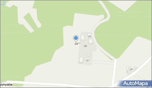 Gwoździec, Gwoździec, 349, mapa Gwoździec