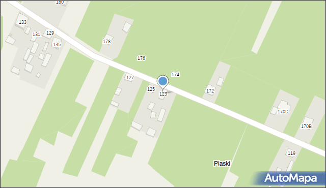 Gwoździec, Gwoździec, 123, mapa Gwoździec