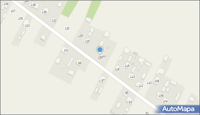 Gwoździec, Gwoździec, 124, mapa Gwoździec