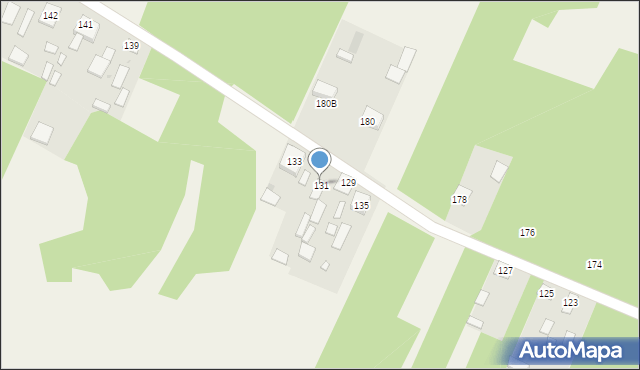 Gwoździec, Gwoździec, 131, mapa Gwoździec