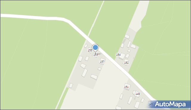 Gwoździec, Gwoździec, 153, mapa Gwoździec