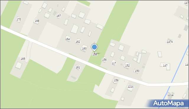 Gwoździec, Gwoździec, 158, mapa Gwoździec