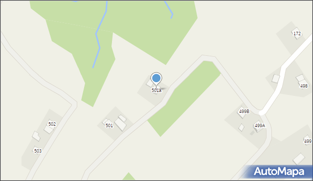 Gwoźnica Górna, Gwoźnica Górna, 501a, mapa Gwoźnica Górna
