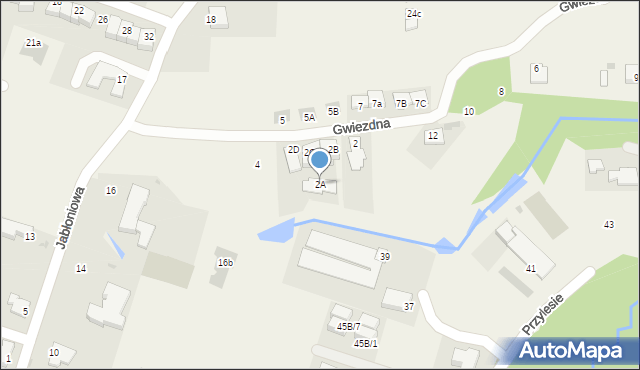 Libertów, Gwiezdna, 2A, mapa Libertów