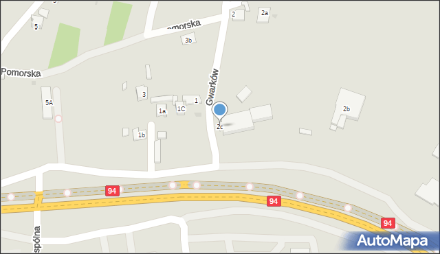 Olkusz, Gwarków, 2c, mapa Olkusz