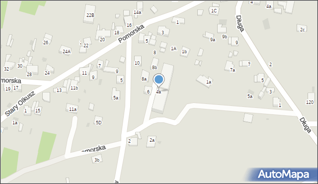 Olkusz, Gwarków, 4a, mapa Olkusz