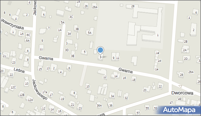 Puszczykowo, Gwarna, 7, mapa Puszczykowo