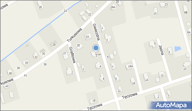 Sobin, Gwiezdna, 2, mapa Sobin