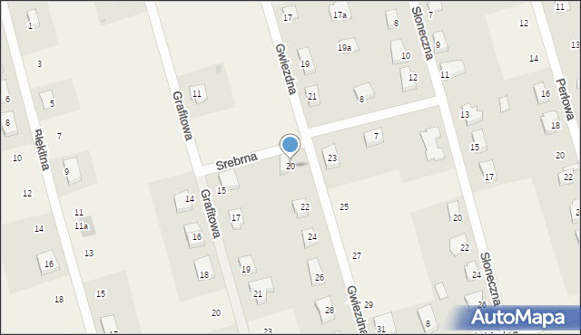 Sobin, Gwiezdna, 20, mapa Sobin