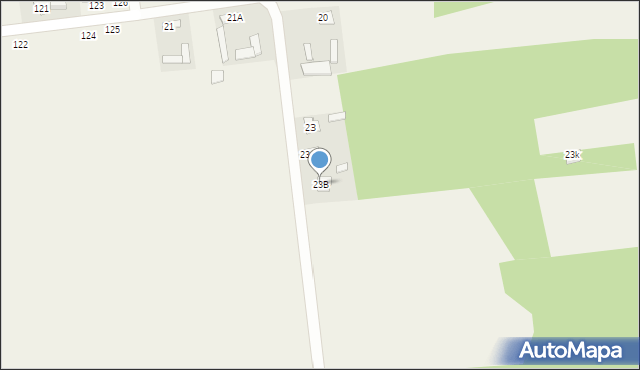 Gzowice-Kolonia, Gzowice-Kolonia, 23B, mapa Gzowice-Kolonia