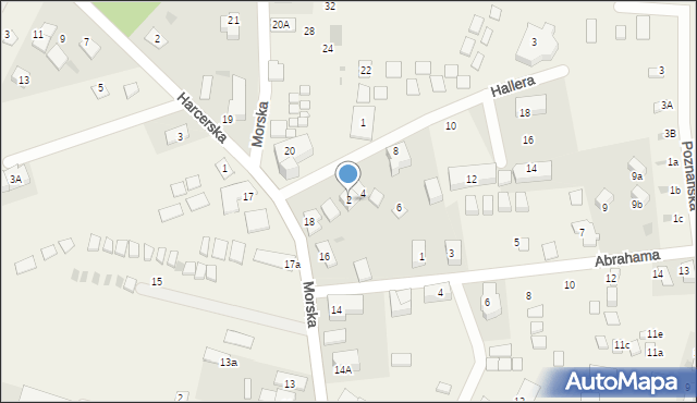 Białogóra, Hallera Józefa, gen., 2, mapa Białogóra