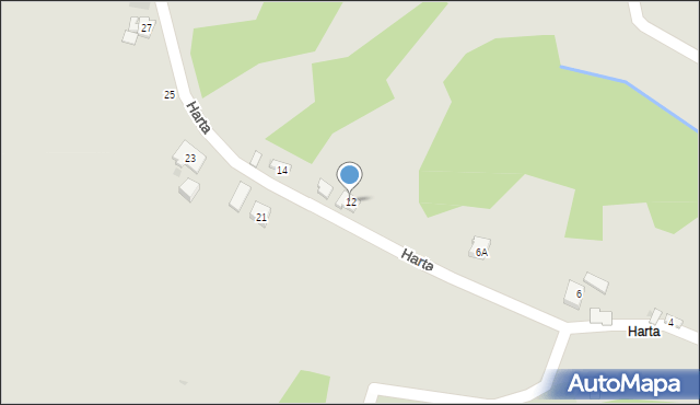 Biecz, Harta, 12, mapa Biecz