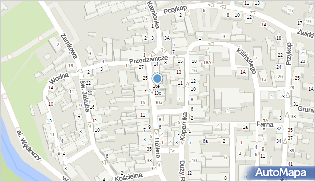 Brodnica, Hallera Józefa, gen., 10d, mapa Brodnica
