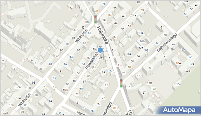 Chorzów, Hajducka, 2a, mapa Chorzów