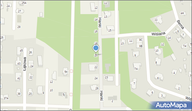 Chotomów, Hanki, 20, mapa Chotomów