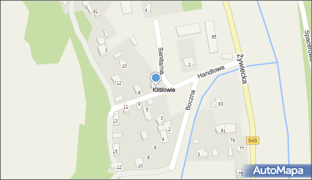 Czernichów, Handlowa, 6, mapa Czernichów