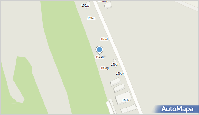 Dąbrowa Górnicza, Hallerczyków, 159ah, mapa Dąbrowa Górnicza