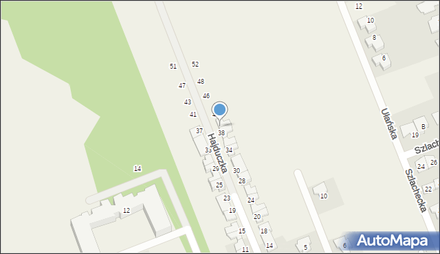 Dawidy Bankowe, Hajduczka, 40, mapa Dawidy Bankowe