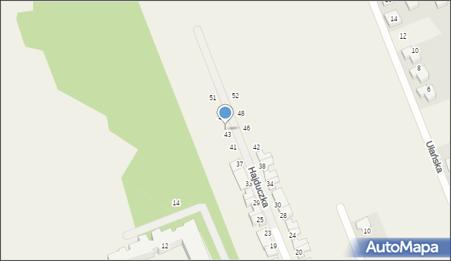 Dawidy Bankowe, Hajduczka, 45, mapa Dawidy Bankowe