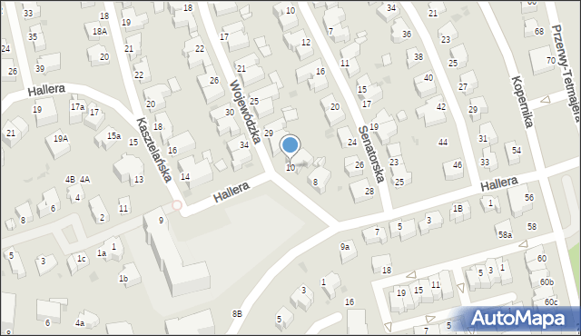 Gdynia, Hallera Józefa, gen., 10, mapa Gdyni