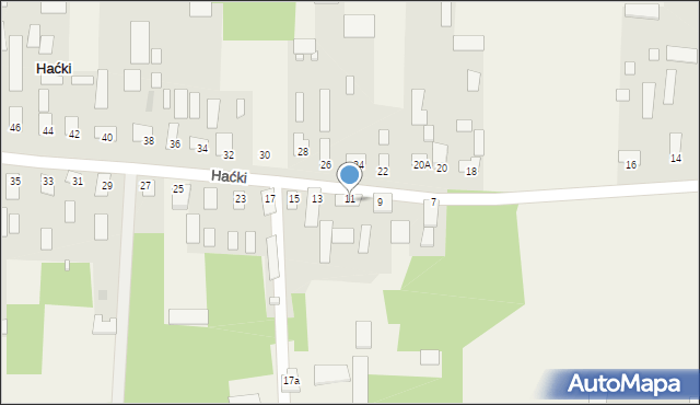 Haćki, Haćki, 11, mapa Haćki