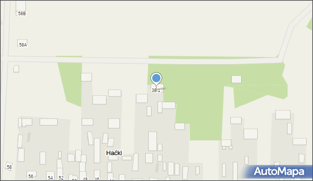 Haćki, Haćki, 38/1, mapa Haćki
