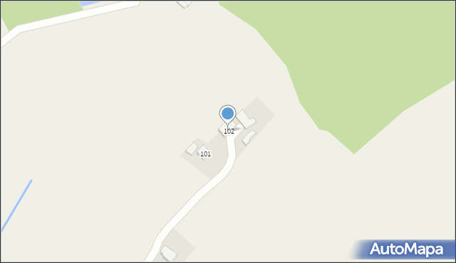 Haczów, Haczów, 102, mapa Haczów