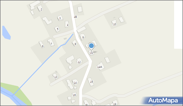 Haczów, Haczów, 11, mapa Haczów