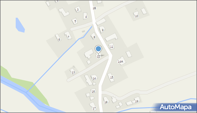 Haczów, Haczów, 12, mapa Haczów