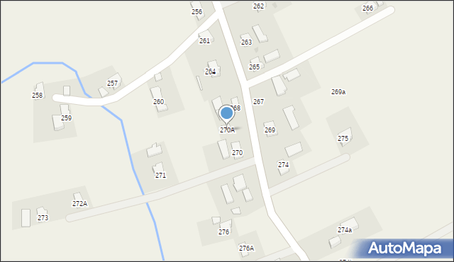 Haczów, Haczów, 270A, mapa Haczów