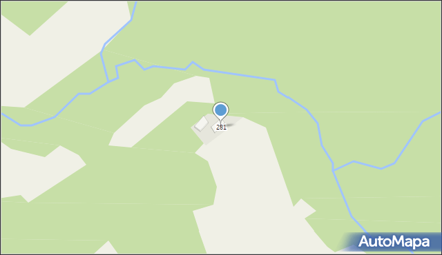 Haczów, Haczów, 281, mapa Haczów