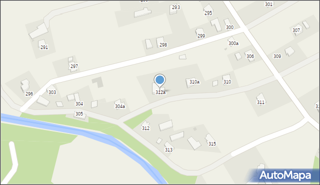 Haczów, Haczów, 312a, mapa Haczów