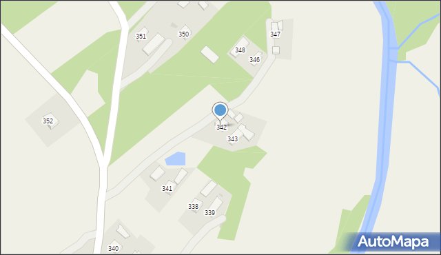 Haczów, Haczów, 342, mapa Haczów