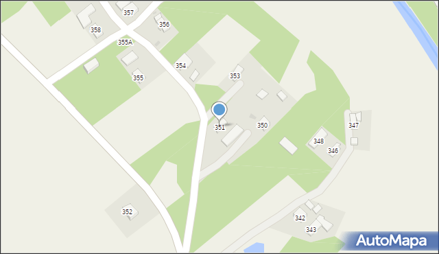 Haczów, Haczów, 351, mapa Haczów