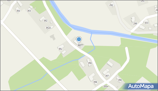 Haczów, Haczów, 360, mapa Haczów